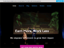 Tablet Screenshot of earnmoreworkless.com